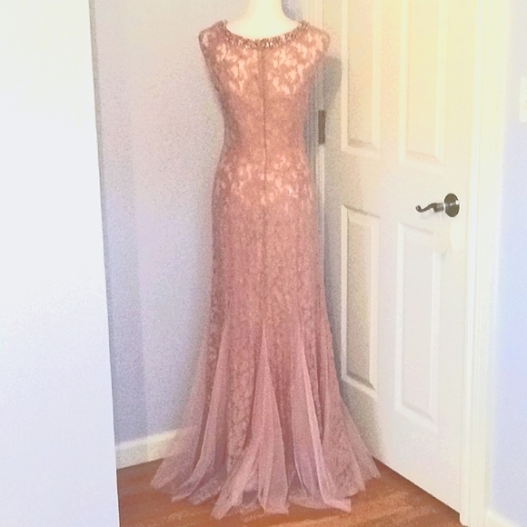 Alex Evenings Mermaid  Lace Evening Gown. Mother of the Bride/groom. - Picture 3 of 15